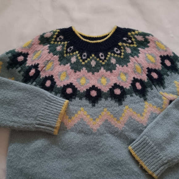 New Condition Mini Boden Multicolor Knit Sweater - Picture 3 of 7